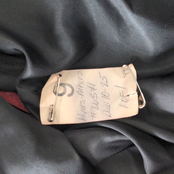 Vintage Faux Leather Trench Coat - Picture 10 of 13